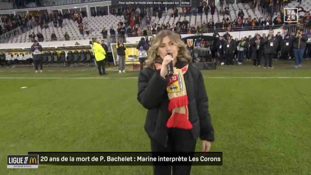 Star Academy : regardez Marine sur "Les corons" lors du match de Lens (VIDÉO)