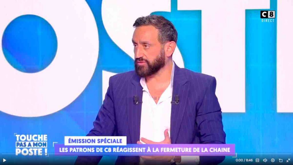 Fermeture de C8, la réaction de Cyril Hanouna dans TPMP : "on a dérangé" (VIDÉO)
