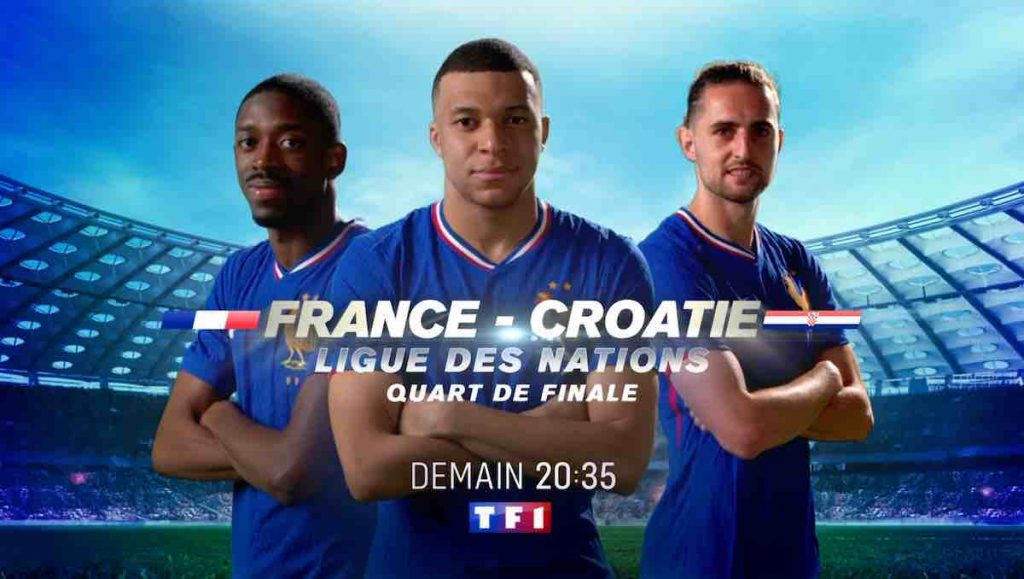Audiences 23 mars 2025 : le match France / Croatie leader devant « Larguées »