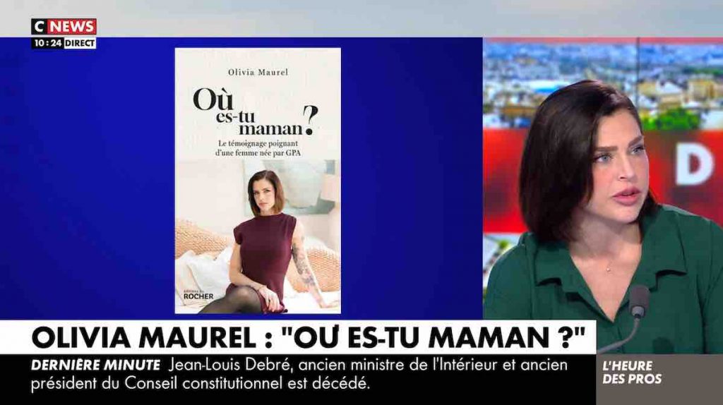 Olivia Maurel : qui est l'auteure de "Où es-tu maman ?" invitée de CNews ?