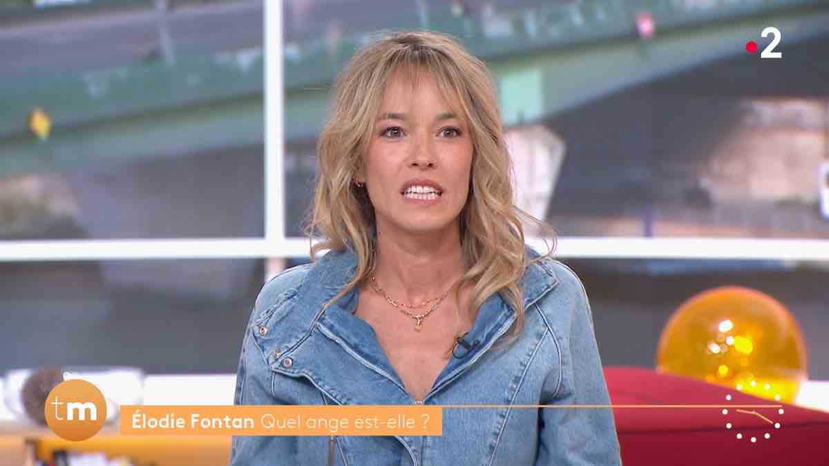 Elodie Fontan en deuil après le tournage du film "Anges & Cie"