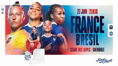 Foot féminin : suivre France / Brésil en direct live et en streaming (+ score et résultat final)
