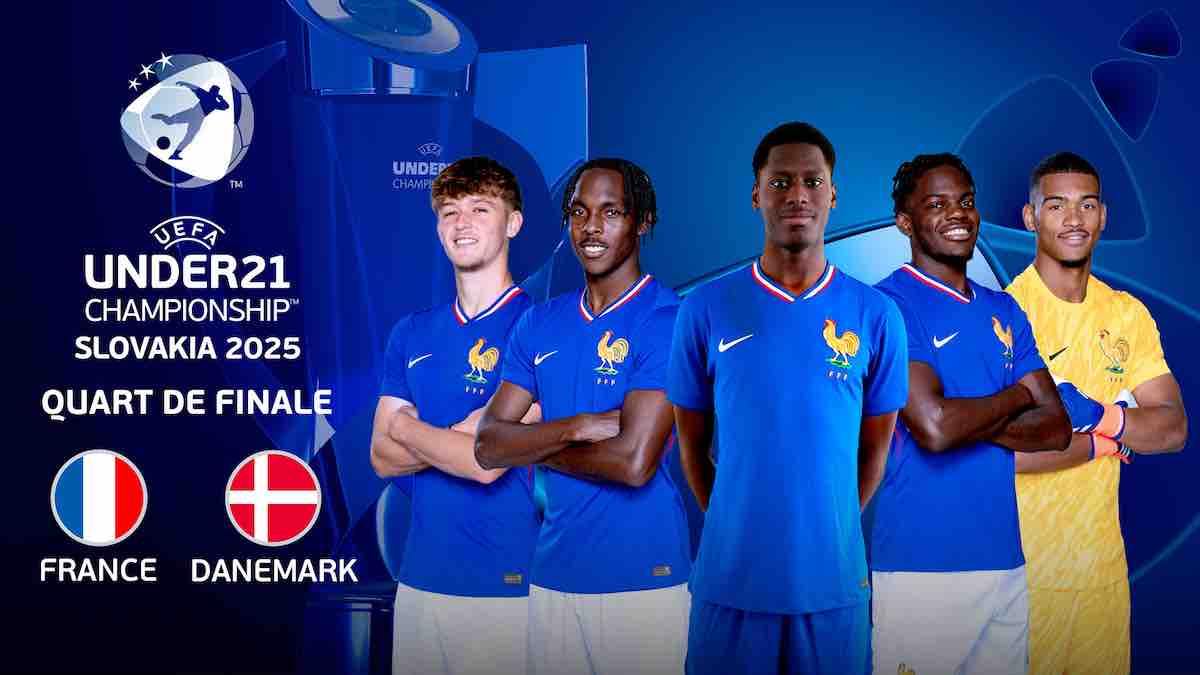 Euro 2025 U21 : France / Danemark en direct, live et streaming (+ score en temps réel et résultat final)