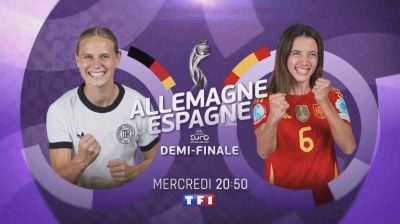 Foot Euro féminin : suivre la demi-finale Allemagne / Espagne en direct, live et streaming (+ score en temps réel et résultat final)