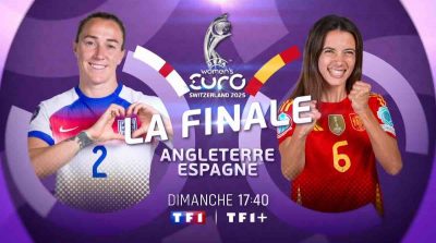 Foot Euro féminin : suivre la finale Angleterre / Espagne en direct, live et streaming (+ score en temps réel et résultat final)