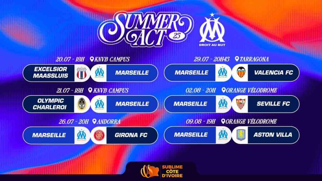 OM Summer Act : Marseille / Séville en direct, live et streaming (+ score en temps réel et résultat final)