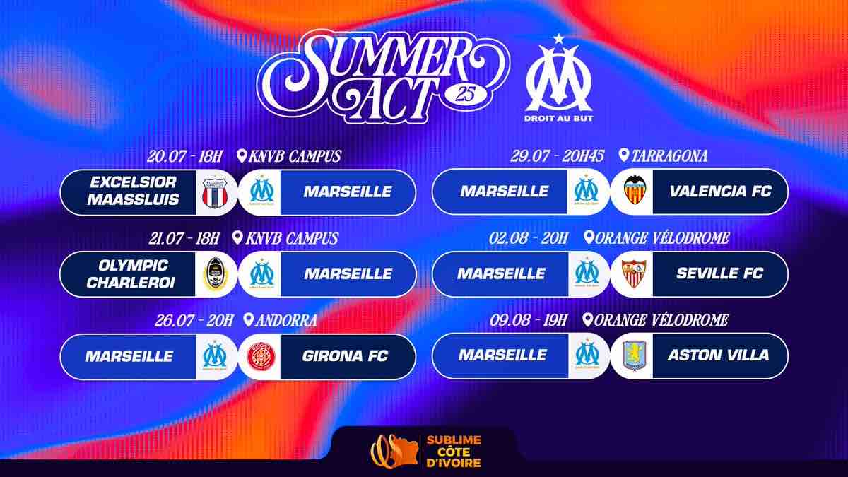  OM Summer Act : Gérone / Marseille en direct, live et streaming (+ score en temps réel et résultat final)