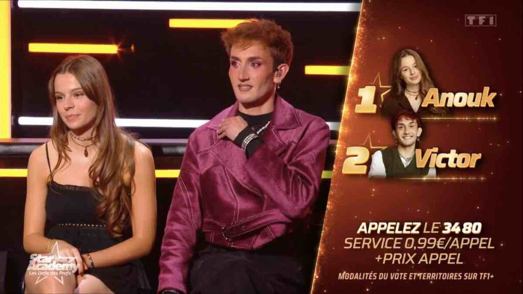 Star Academy estimations : Victor prend la tête, Bastiaan et Sarah derniers (SONDAGE)