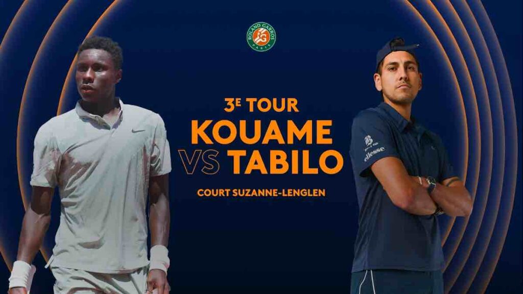 Roland Garros : suivre le match Kouamé / Tabilo en direct (+ score en temps réel et résultat final)