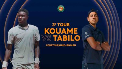 Roland Garros : suivre le match Kouamé / Tabilo en direct (+ score en temps réel et résultat final)