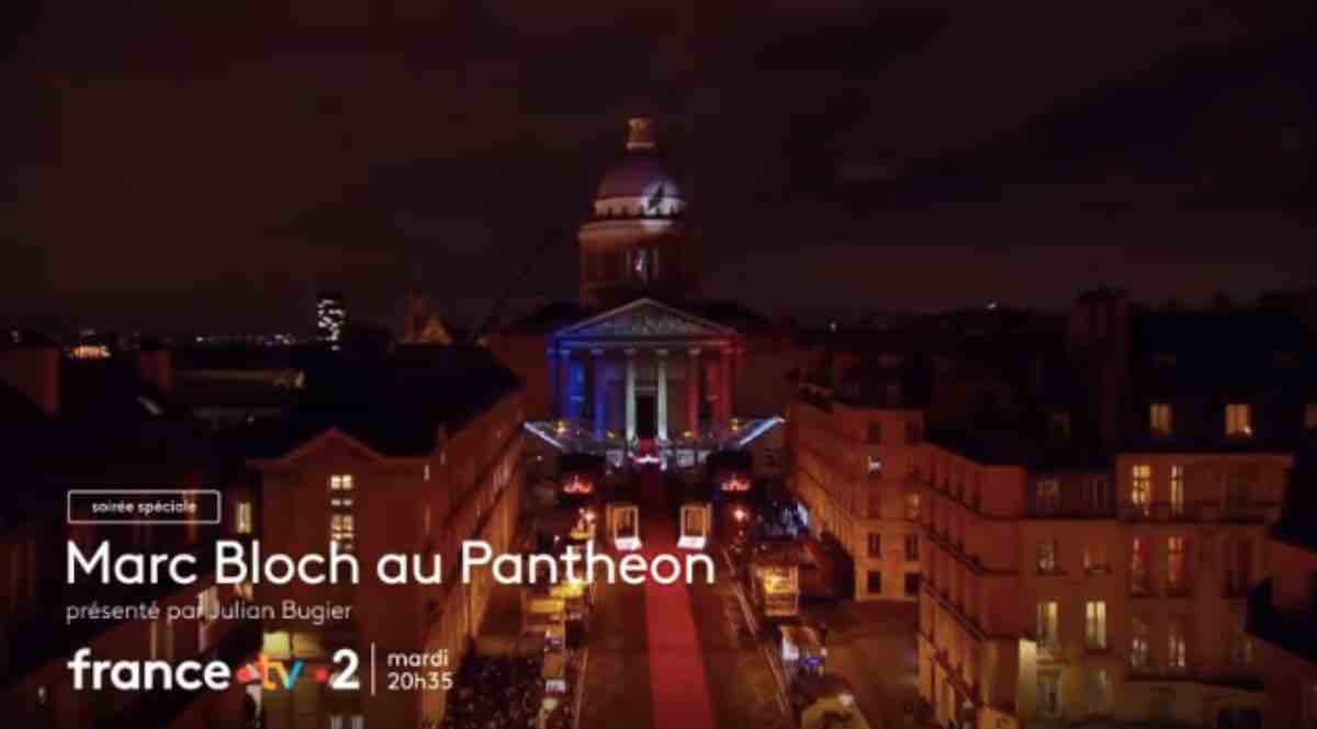 "L’entrée au Panthéon de Marc Bloch", c'est ce soir sur France 2 (23 juin 2026)