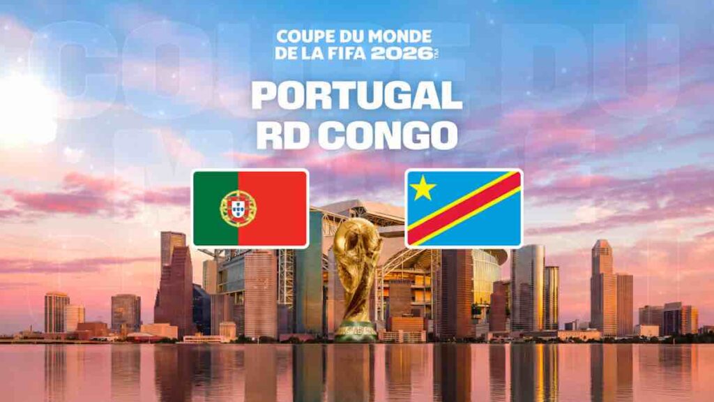 Coupe du Monde 2026 : suivre Portugal / Congo en direct (+ score en temps réel et résultat final)