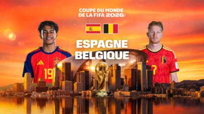 Coupe du Monde 2026 : suivre Espagne / Belgique en direct, live et streaming (+ score en temps réel et résultat final)