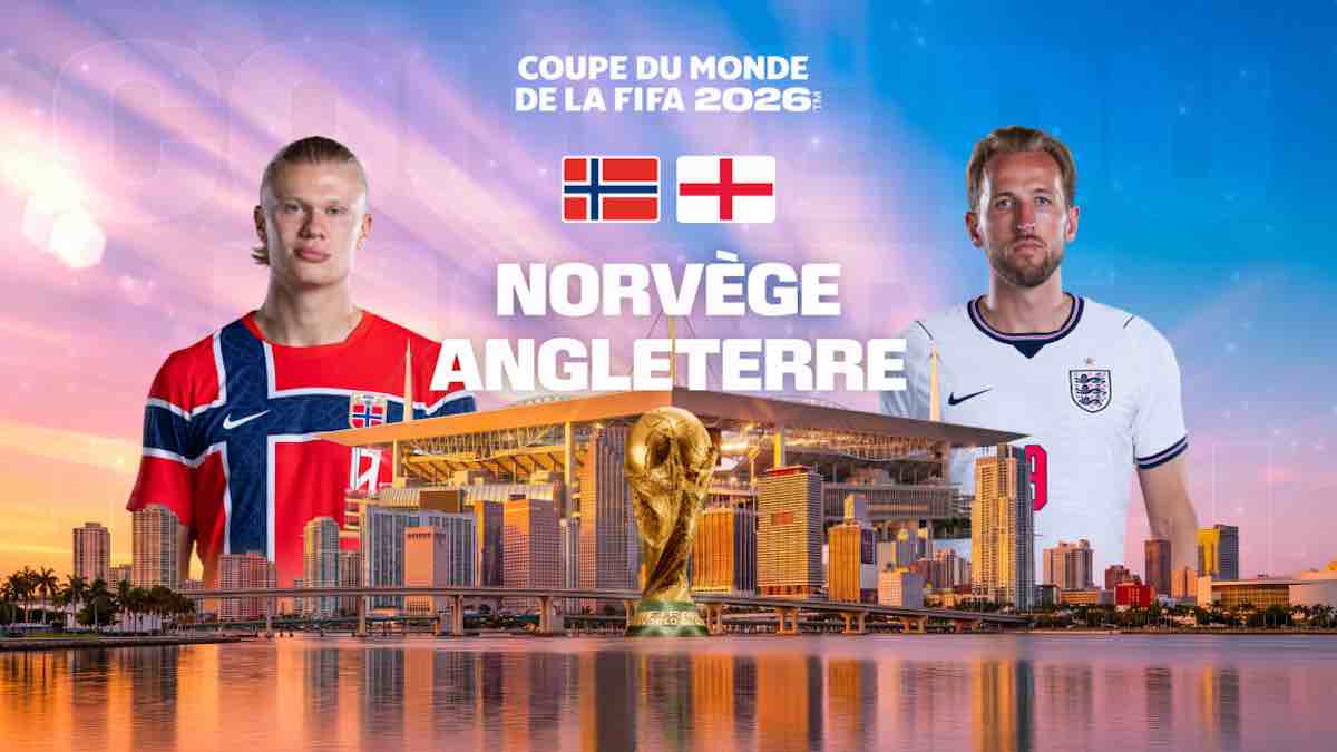 Coupe du Monde 2026 : suivre Norvège / Angleterre en direct, live et streaming (+ score en temps réel et résultat final)