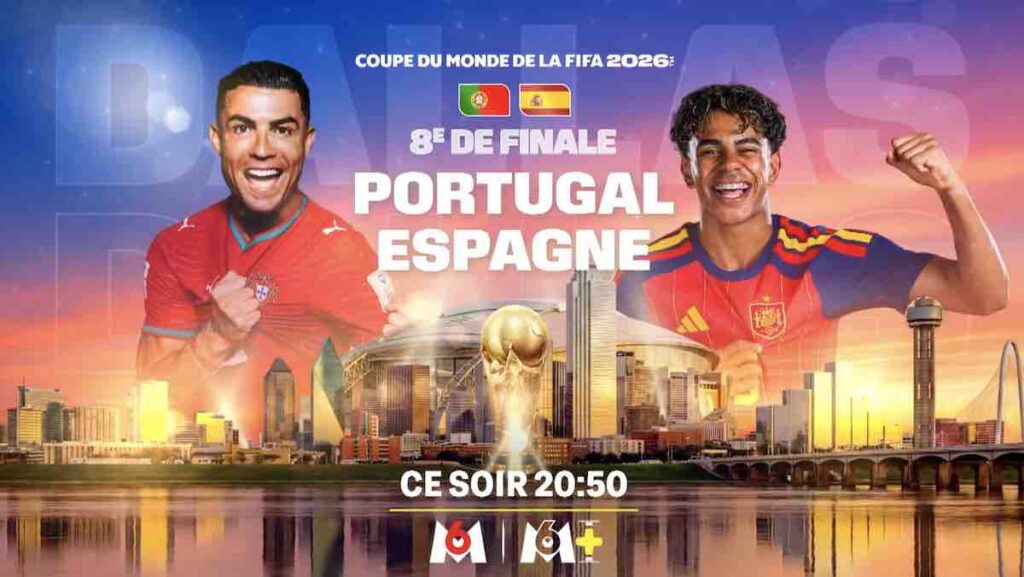 Audiences 6 juillet 2026 : carton pour Portugal / Espagne loin devant « Camping Paradis »
