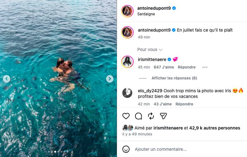 Antoine Dupont officialise enfin son couple avec Iris Mittenaere : cette photo qui ne laisse plus aucun doute