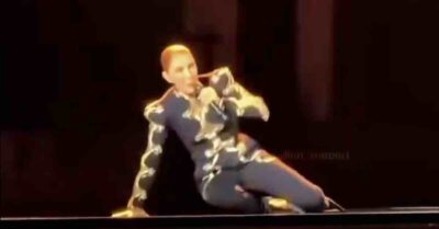 Céline Dion chute sur scène à Paris et oublie les paroles de « Pour que tu m'aimes encore » ! (VIDÉO)